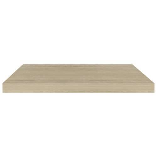 Plutajuće zidne police 2 kom boja hrasta 60 x 23,5 x 3,8 cm MDF - Boja hrasta 60 x 23.5 x 3.8 cm 2 1 Cijena