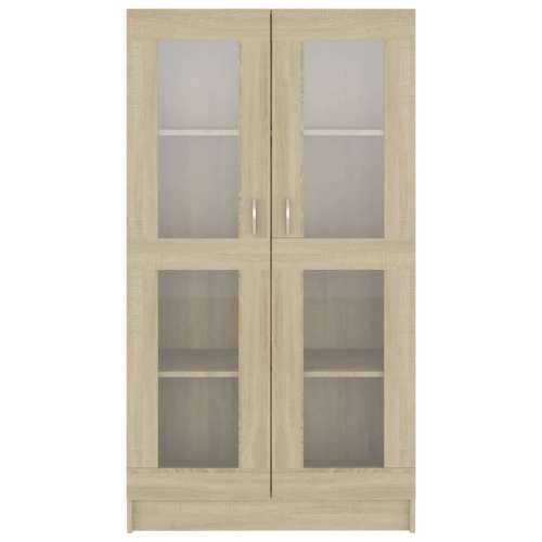 Vitrina boja hrasta sonome 82,5x30,5x150 cm konstruirano drvo Cijena