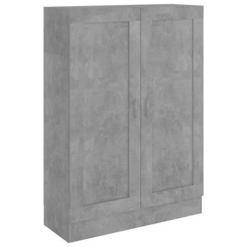 Ormarić za knjige boja betona 82,5x30,5x115cm konstruirano drvo - Beton siva 1 115 cm Cijena