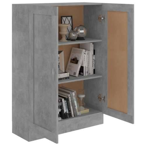 Ormarić za knjige boja betona 82,5x30,5x115cm konstruirano drvo - Beton siva 1 115 cm Cijena