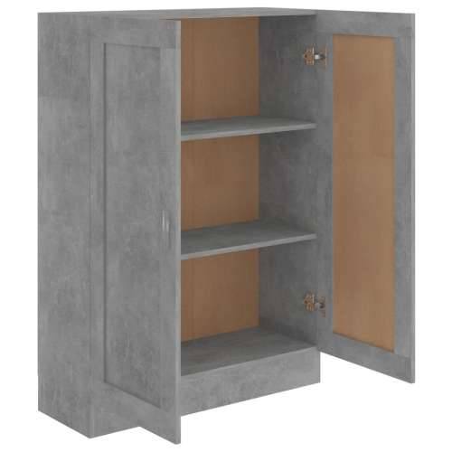 Ormarić za knjige boja betona 82,5x30,5x115cm konstruirano drvo - Beton siva 1 115 cm Cijena