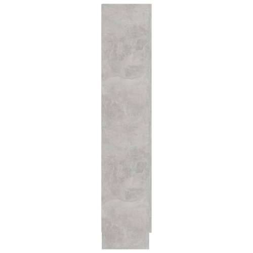Vitrina siva boja betona 82,5 x 30,5 x 150 cm konstruirano drvo - Beton siva 1 150 cm Cijena