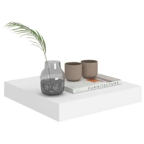 Plutajuće zidne police 4 kom bijele 23 x 23,5 x 3,8 cm MDF - Bijela 23 x 23.5 x 3.8 cm 4 1 Cijena