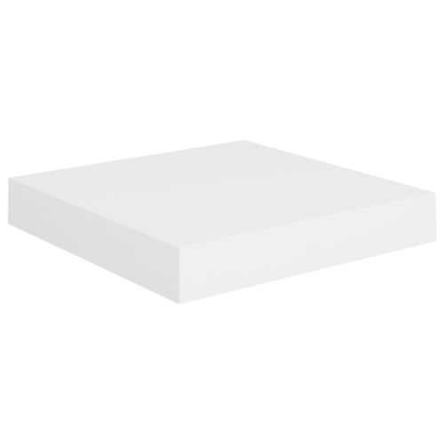 Plutajuće zidne police 4 kom bijele 23 x 23,5 x 3,8 cm MDF - Bijela 23 x 23.5 x 3.8 cm 4 1 Cijena
