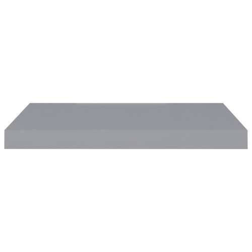 Plutajuće zidne police 4 kom sive 60 x 23,5 x 3,8 cm MDF - Siva 60 x 23.5 x 3.8 cm 4 1 Cijena