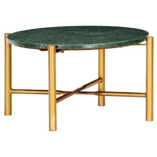 Stolić za kavu zeleni 60x60x35 cm pravi kamen mramorne teksture - Zelena 60 x 60 x 35 cm 1 Cijena