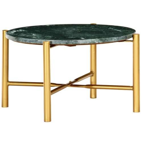 Stolić za kavu zeleni 60x60x35 cm pravi kamen mramorne teksture - Zelena 60 x 60 x 35 cm 1 Cijena