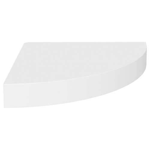 Plutajuća kutna polica bijela 25 x 25 x 3,8 cm MDF - Bijela 25 x 25 x 3.8 cm 1 Cijena