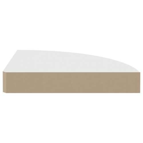 Plutajuća kutna polica bijela 25 x 25 x 3,8 cm MDF - Bijela 25 x 25 x 3.8 cm 1 Cijena