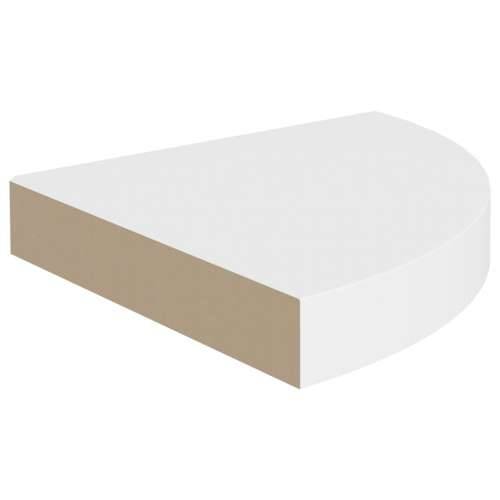 Plutajuće kutne police 4 kom bijele 25 x 25 x 3,8 cm MDF - Bijela 25 x 25 x 3.8 cm 4 1 Cijena