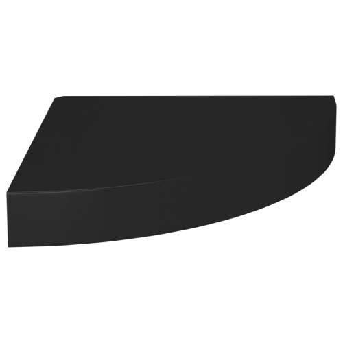 Plutajuće kutne police 2 kom crne 25 x 25 x 3,8 cm MDF - Crna 25 x 25 x 3.8 cm 2 1 Cijena