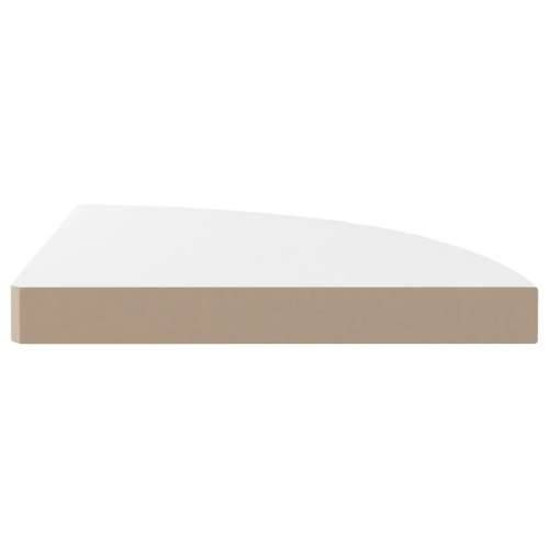323909 Floating Corner Shelves 4 pcs High Gloss White 35x35x3,8 cm MDF - Visoko sjajno bijela 35 x 35 x 3.8 cm 4 1 Cijena