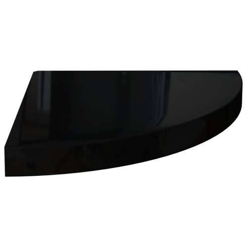 Plutajuće kutne police 2 kom sjajne crne 35 x 35 x 3,8 cm MDF - visoko sjajno crna 35 x 35 x 3.8 cm 2 1 Cijena