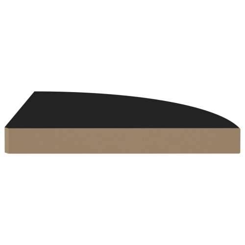 Plutajuće kutne police 2 kom crne 35 x 35 x 3,8 cm MDF Crna 35 x 35 x 3.8 cm 2 1 Cijena