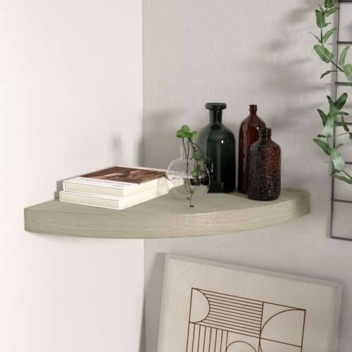 Plutajuća kutna polica boja hrasta 35 x 35 x 3,8 cm MDF - Boja hrasta 35 x 35 x 3.8 cm 1 Cijena