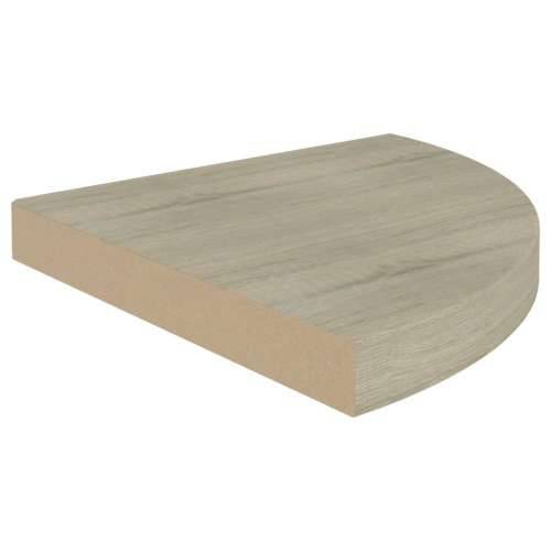 Plutajuće kutne police 4 kom boja hrasta 35 x 35 x 3,8 cm MDF - Boja hrasta 35 x 35 x 3.8 cm 4 1 Cijena