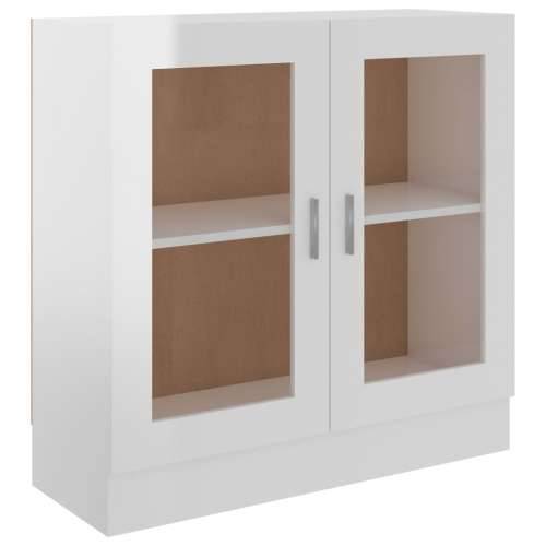 Vitrina bijela visokog sjaja 82,5x30,5x80 cm konstruirano drvo Cijena