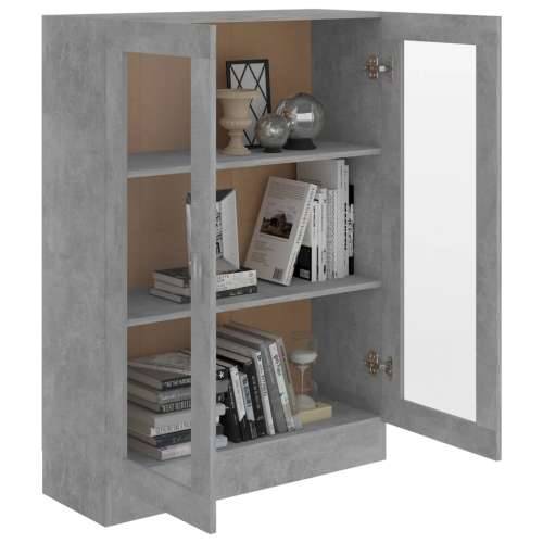 Vitrina siva boja betona 82,5 x 30,5 x 115 cm konstruirano drvo - Beton siva 1 115 cm Cijena