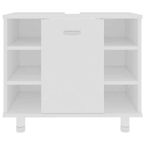 Kupaonski ormarić bijeli 60x32x53,5 cm od konstruiranog drva - Bijela 1 Cijena
