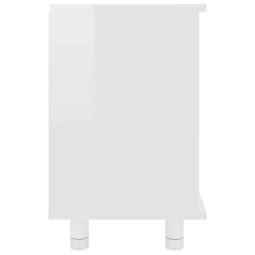Kupaonski ormarić sjajni bijeli 60x32x53,5 cm konstruirano drvo - Visoko sjajno bijela 1 Cijena