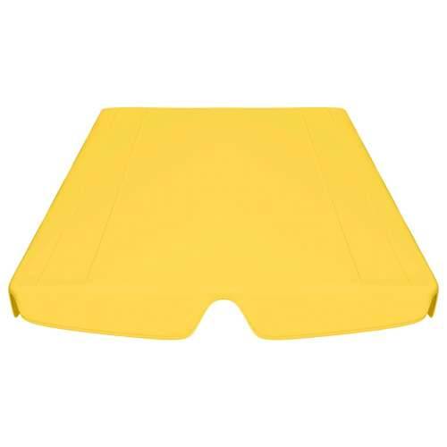 Zamjenski krov za vrtnu ljuljačku žuti 188/168 x 145/110 cm - Žuta 188/168 x 145/110 cm 1 Cijena