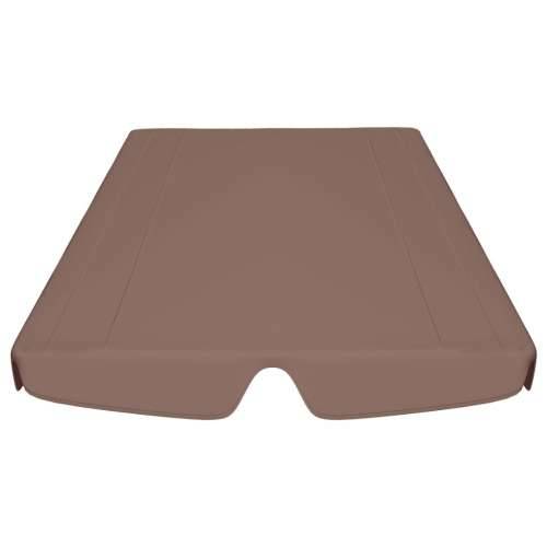 Zamjenski krov za vrtnu ljuljačku smeđi 150/130 x 105/70 cm - Smeđa 150/130 x 105/70 cm 1 Cijena
