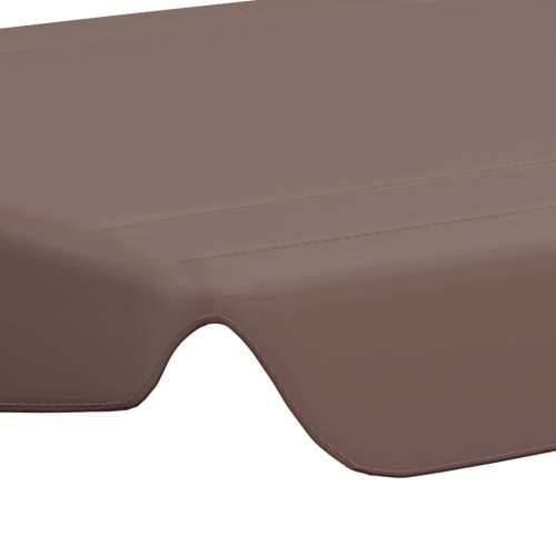 Zamjenski krov za vrtnu ljuljačku smeđi 150/130 x 105/70 cm - Smeđa 150/130 x 105/70 cm 1 Cijena