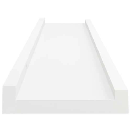 Zidne police za fotografije 2 kom bijele 60 x 9 x 3 cm MDF - Bijela 60 x 9 x 3 cm 2 1 Cijena