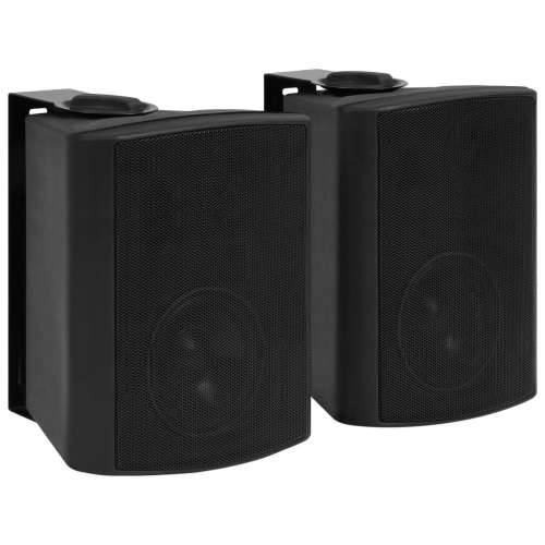 Zidni stereo zvučnici 2 kom crni unutarnji/vanjski 100 W Cijena