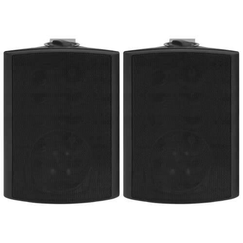 Zidni stereo zvučnici 2 kom crni unutarnji/vanjski 120 W - Crna 120 w Cijena