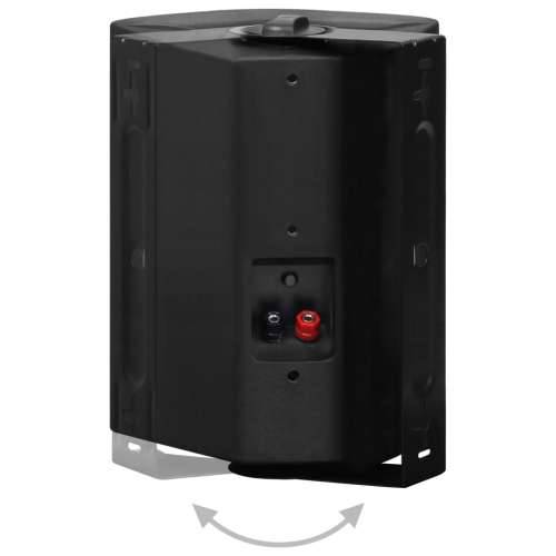 Zidni stereo zvučnici 2 kom crni unutarnji/vanjski 120 W - Crna 120 w Cijena