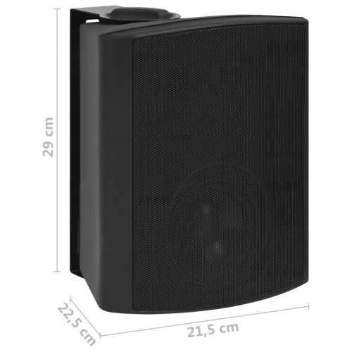 Zidni stereo zvučnici 2 kom crni unutarnji/vanjski 120 W - Crna 120 w Cijena