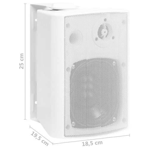 Zidni stereo zvučnici 2 kom bijeli unutarnji/vanjski 100 W Cijena