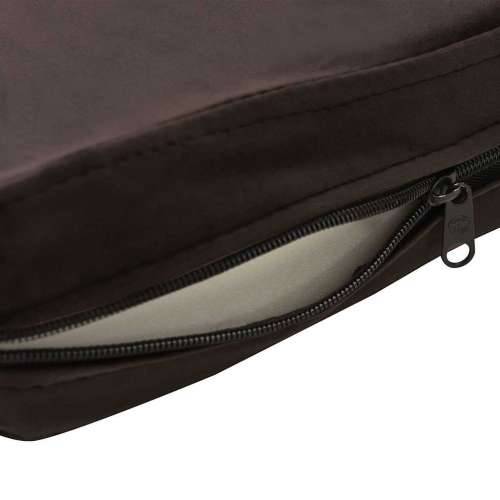 Sofa za pse smeđa 60 x 43 x 30 cm od pliša i umjetne kože - Smeđa Cijena