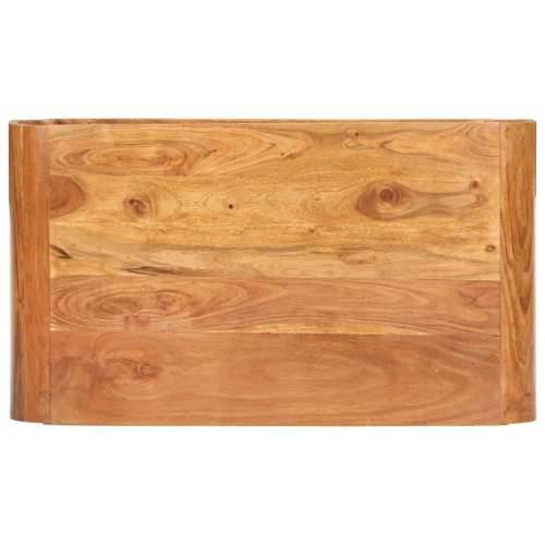 Stolić za kavu 90 x 50 x 30 cm od masivnog bagremovog drva Cijena
