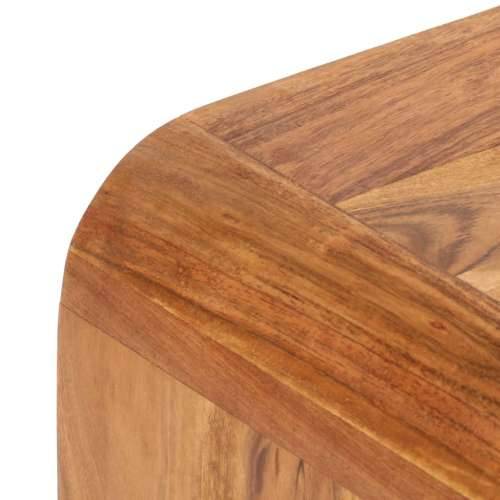 Stolić za kavu 90 x 50 x 30 cm od masivnog bagremovog drva Cijena