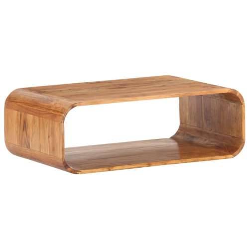 Stolić za kavu 90 x 50 x 30 cm od masivnog bagremovog drva Cijena