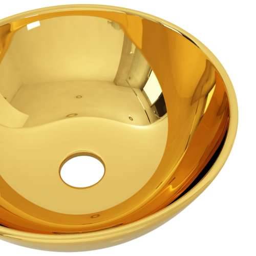 Umivaonik 28 x 10 cm keramički zlatni Cijena