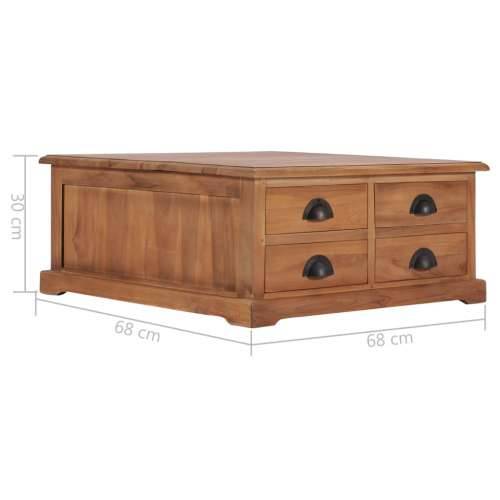 Stolić za kavu 68 x 68 x 30 cm od masivne tikovine Cijena