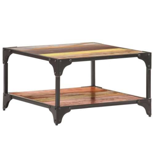 Stolić za kavu 60 x 60 x 35 cm od masivnog obnovljenog drva - 60 x 60 x 35 cm 1 masivno obnovljeno drvo Cijena