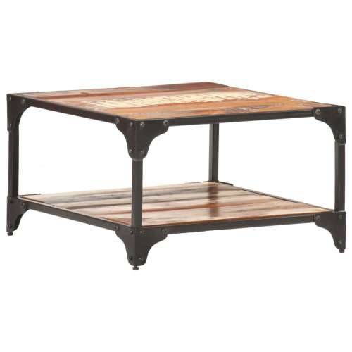 Stolić za kavu 60 x 60 x 35 cm od masivnog obnovljenog drva - 60 x 60 x 35 cm 1 masivno obnovljeno drvo Cijena