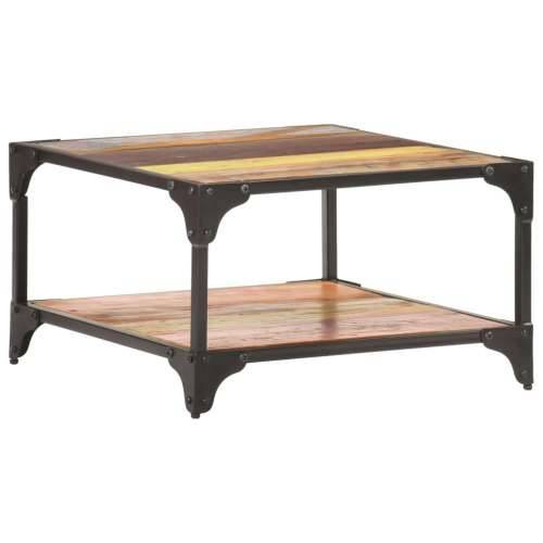 Stolić za kavu 60 x 60 x 35 cm od masivnog obnovljenog drva - 60 x 60 x 35 cm 1 masivno obnovljeno drvo Cijena