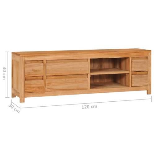 TV ormarić 120 x 30 x 40 cm od masivne tikovine Cijena