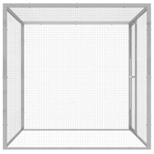 Kavez za mačke 1,5 x 1,5 x 1,5 m od pocinčanog čelika - 1.5 x 1.5 x 1.5 m Cijena