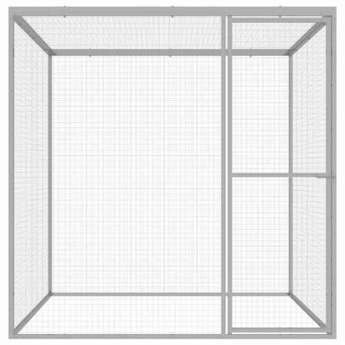 Kavez za mačke 1,5 x 1,5 x 1,5 m od pocinčanog čelika - 1.5 x 1.5 x 1.5 m Cijena