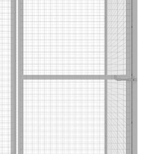Kavez za mačke 1,5 x 1,5 x 1,5 m od pocinčanog čelika - 1.5 x 1.5 x 1.5 m Cijena