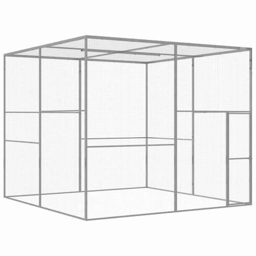 Kavez za mačke 3 x 3 x 2,5 m od pocinčanog čelika - 3 x 3 x 2.5 m Cijena