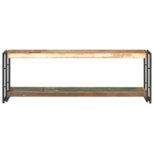 TV ormarić 120 x 30 x 40 cm od masivnog obnovljenog drva - Crna 1 120 cm masivno obnovljeno drvo Cijena