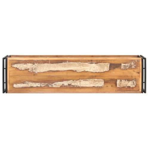 TV ormarić 120 x 30 x 40 cm od masivnog obnovljenog drva - Crna 1 120 cm masivno obnovljeno drvo Cijena