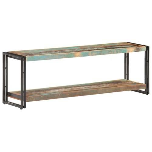 TV ormarić 120 x 30 x 40 cm od masivnog obnovljenog drva - Crna 1 120 cm masivno obnovljeno drvo Cijena